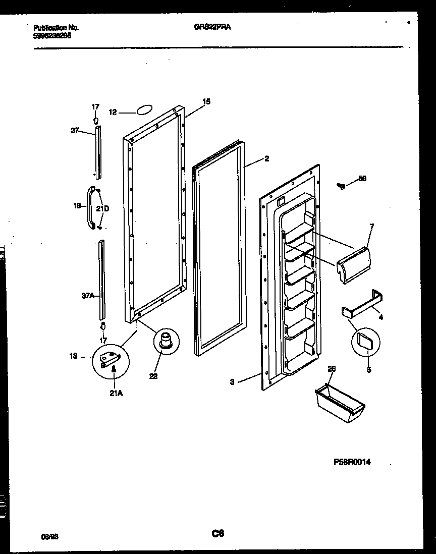 REFRIGERATOR DOOR PARTS