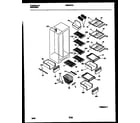 Gibson GRS22PRAW0 shelves and supports diagram