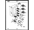 Gibson GRS20HRAW0 shelves and supports diagram