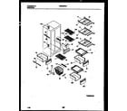 Gibson GRS26WRAD0 shelves and supports diagram