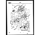 Gibson RT19F8WX3D ice maker and installation parts diagram