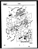 Ice maker and installation parts