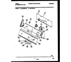 Gibson WA27M4WAFB console and control parts diagram