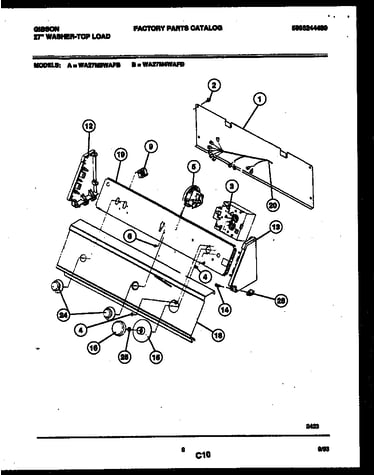 Console and control parts