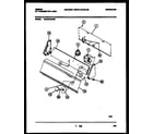 Gibson WA27S1WAFB console and control parts diagram