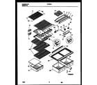 Gibson RT19F5DX3C shelves and supports diagram