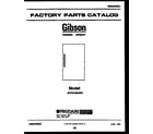 Gibson GFU21M9AW0  diagram