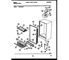 Gibson GFU21M9AW0 cabinet parts diagram