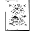 Gibson GPF300PADA cooktop and drawer parts diagram