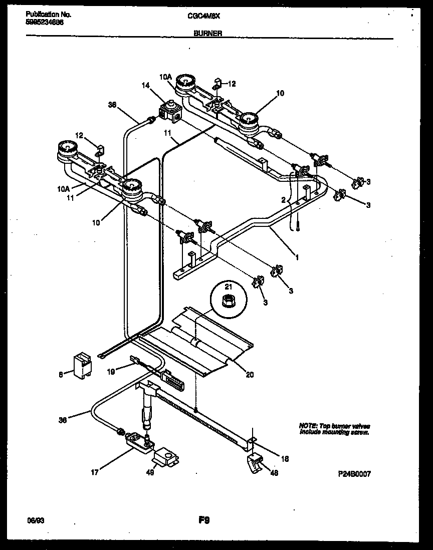 Burner parts