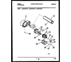 Gibson DG27A8WAFB blower and drive parts diagram