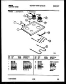 Cooktop and broiler parts