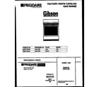 Gibson GGF314BADA cover page diagram