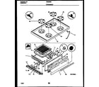 Gibson CGC3M6DXH cooktop and broiler drawer parts diagram