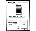 Gibson GPF304SAWA cover page diagram