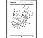 Gibson WA27F2WAFB console and control parts diagram