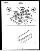 Cooktop and drawer parts