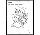 Gibson DG27T3WAFA console and control parts diagram