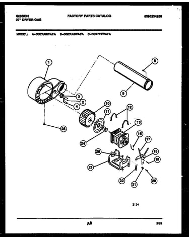 Blower and drive parts
