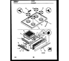 Gibson CGC3M2WXG cooktop and broiler drawer parts diagram