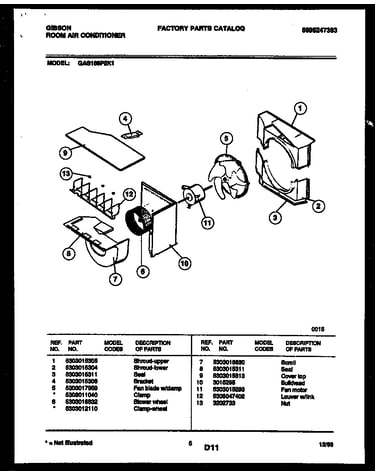 Air handling parts