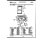 Gibson GAS188P2K2 cabinet and installation parts diagram