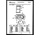 Gibson GAS18EP2K2 cabinet and installation parts diagram