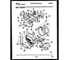 Gibson WL24F4WYMC control, drum and blower parts diagram