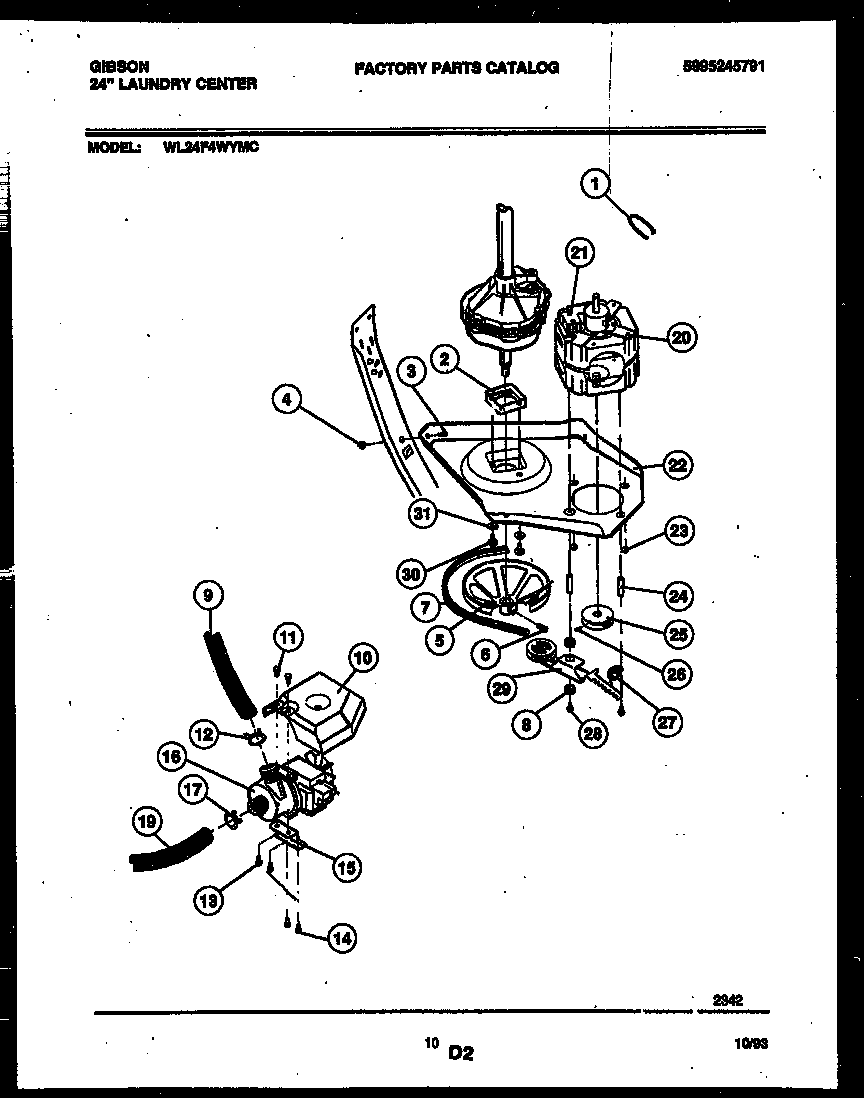 Motor and idler arm clutch