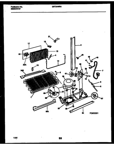 System and automatic defrost parts