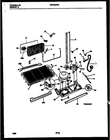 System and automatic defrost parts