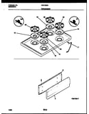 Cooktop and drawer parts