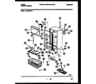 Gibson GFU20F7AW1 cabinet parts diagram