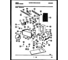 Gibson GFU20F7AW1 system and automatic defrost parts diagram