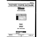 Gibson GAS258P2K2 cover page diagram