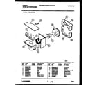 Gibson GAS258P2K2 air handling parts diagram