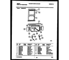 Gibson GAS258P2K2 cabinet and installation parts diagram