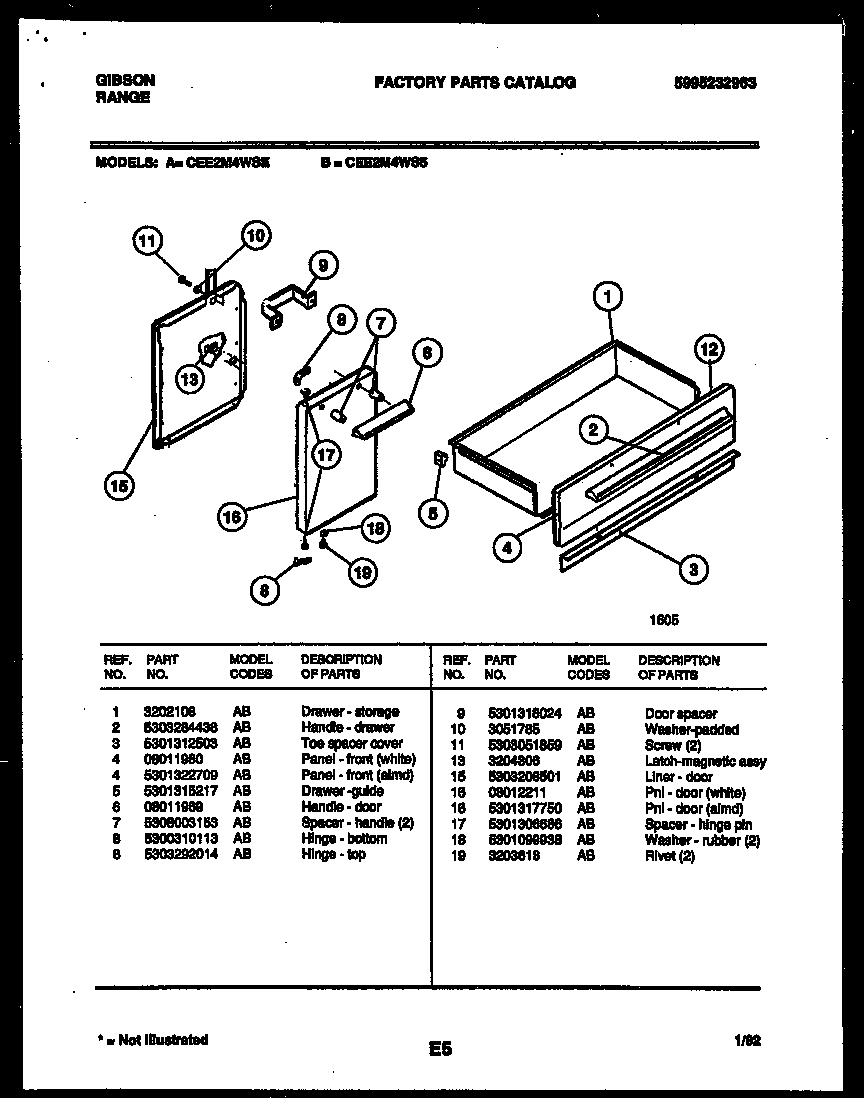 DRAWER PARTS