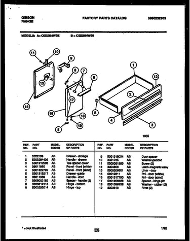 Drawer parts