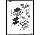 Gibson RT17F3WX4C shelves and supports diagram