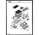 Gibson RT17F7DX4D shelves and supports diagram