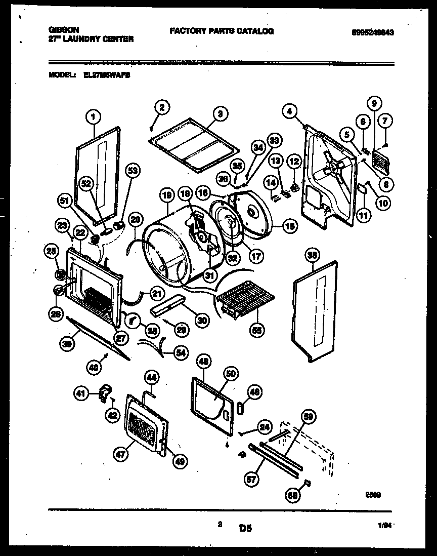 Cabinet and component parts