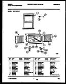 Cabinet and installation parts
