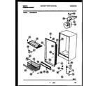 Gibson GFU21M9AW2 cabinet parts diagram
