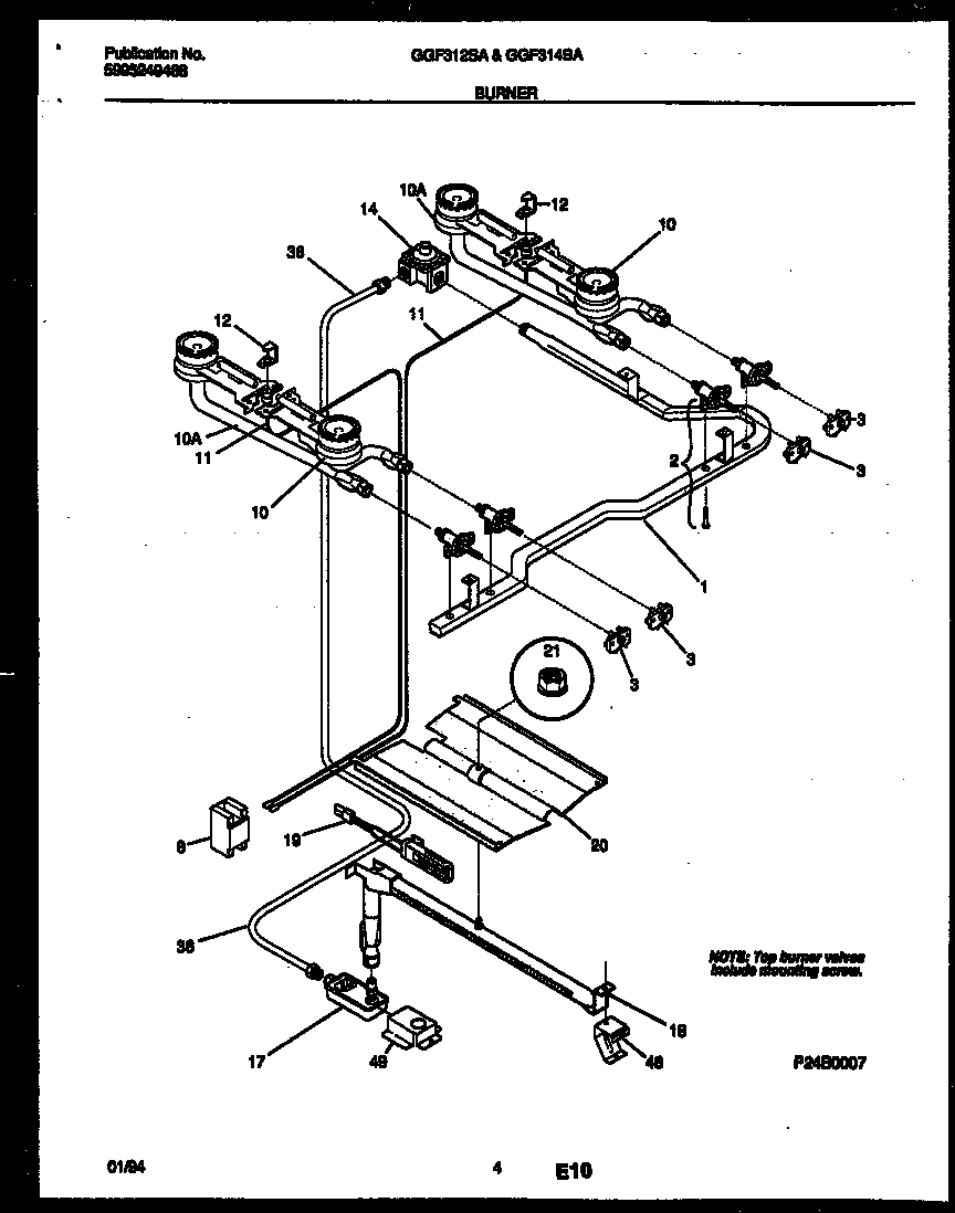 Burner parts
