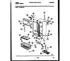 Gibson GFU20F7AW3 cabinet parts diagram