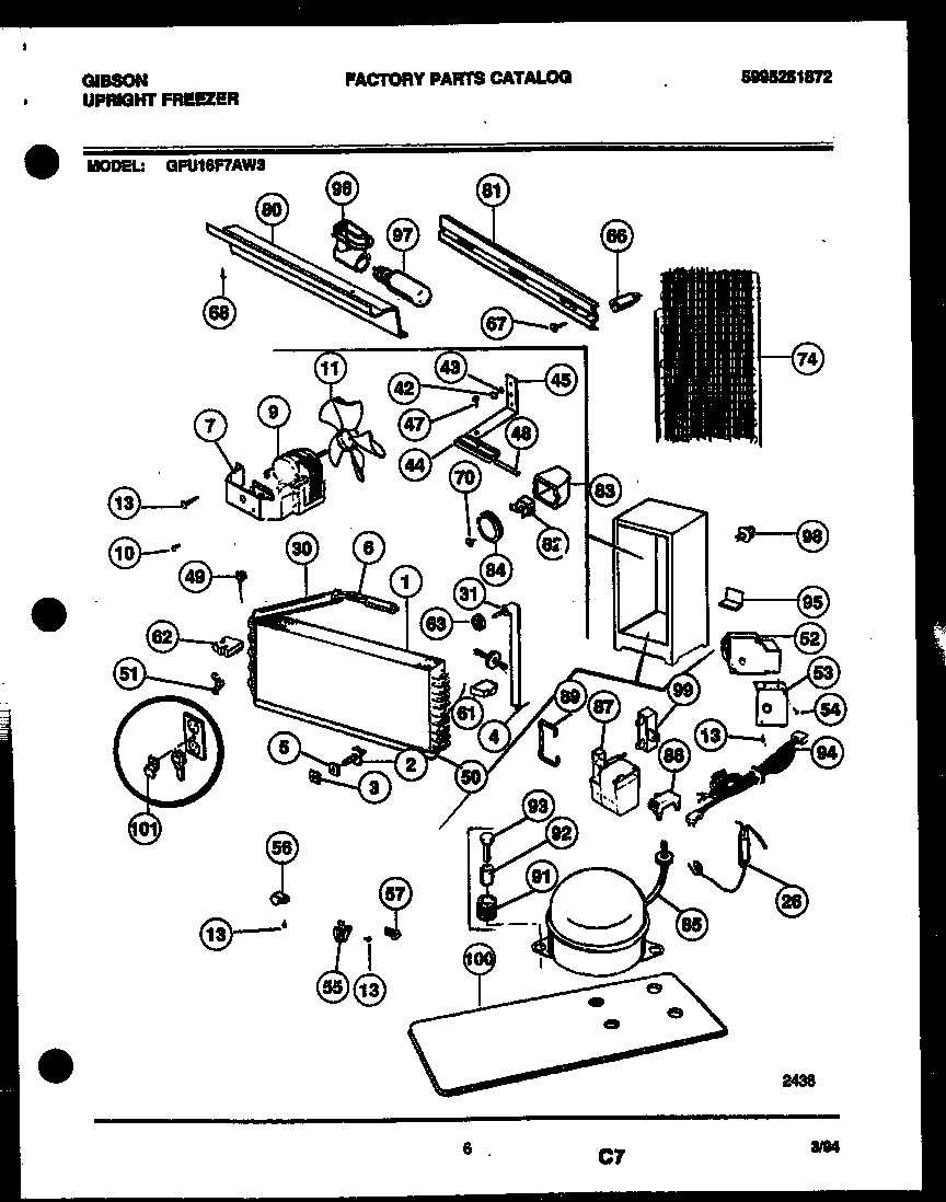 System and automatic defrost parts