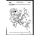 Gibson DE27A8WAFC cabinet and component parts diagram