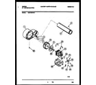 Gibson DE27A5WAFC blower and drive parts diagram