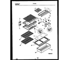 Gibson RT15F3WX4C shelves and supports diagram